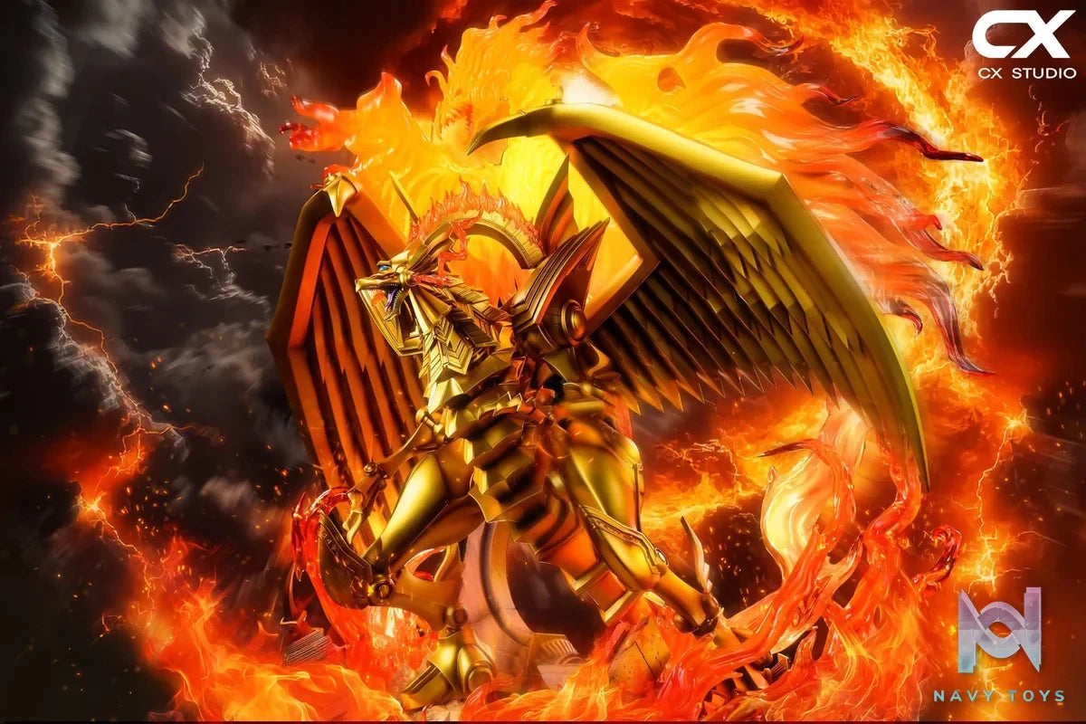 The Winged Dragon of Ra & Marik Ishtar resin statue CX Studio anime figure