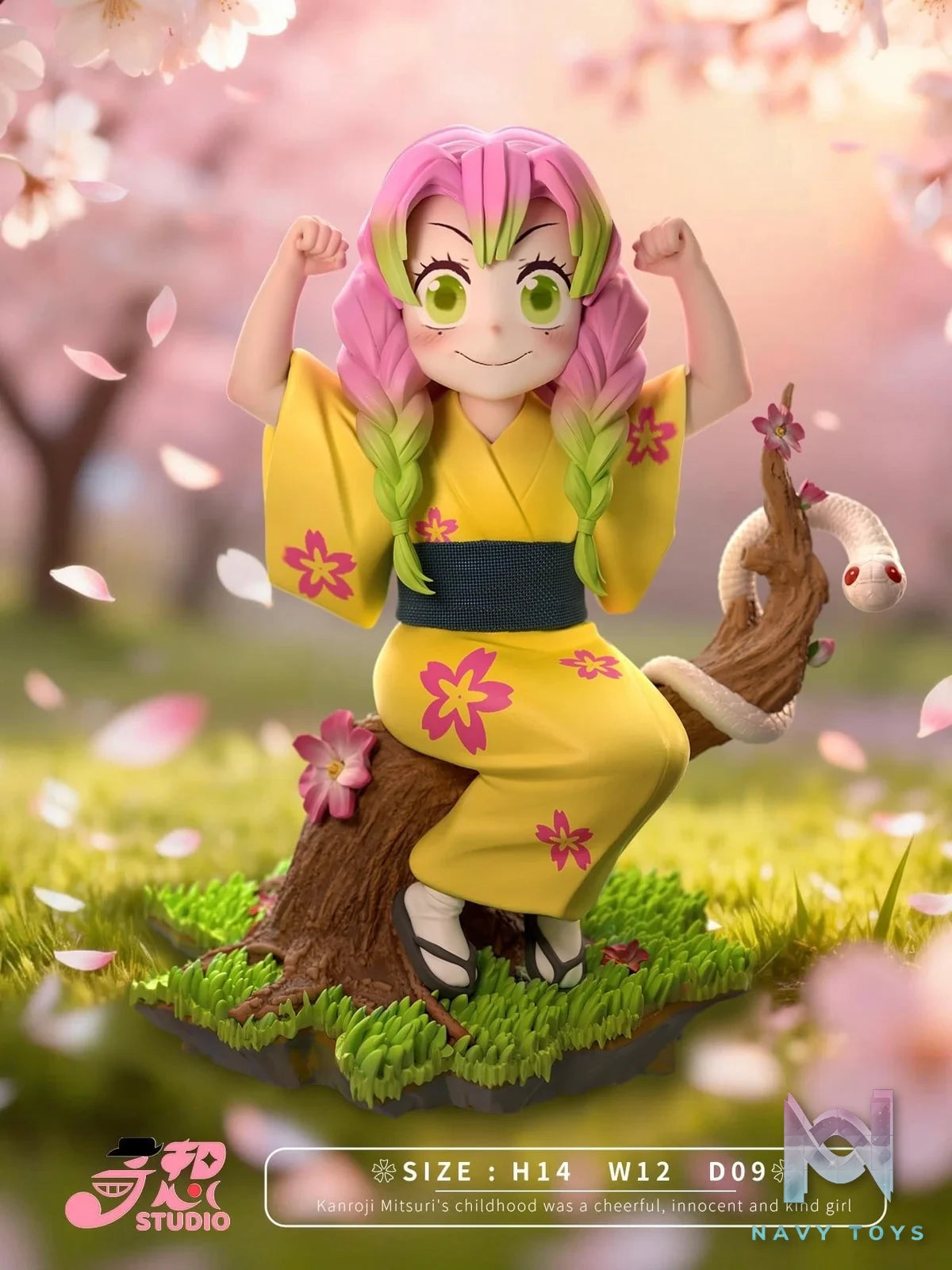 Childhood Mitsuri Kanroji - Kimetsu no Yaiba - QiXiang Studio resin statue QiXiang Studio anime figure