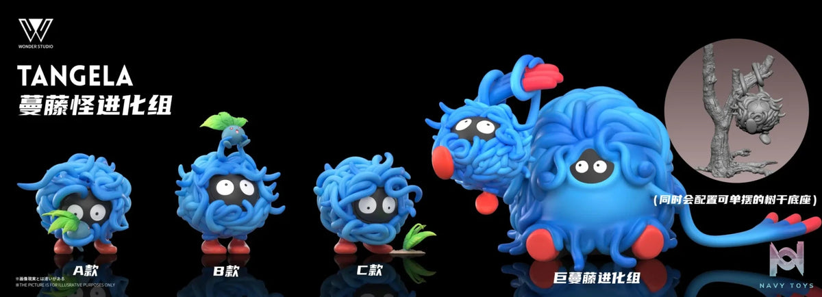 Wonder Studio – Pokémon Vileplume Evolution Set & Tangela Evolution Set