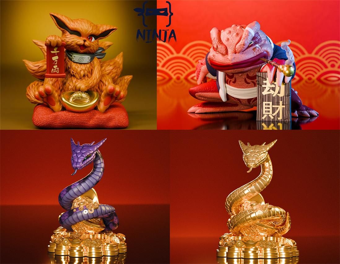 Manda Auspicious Serpent Brings Blessings - Naruto - NINJA Studio resin statue Ninja Studio anime figure