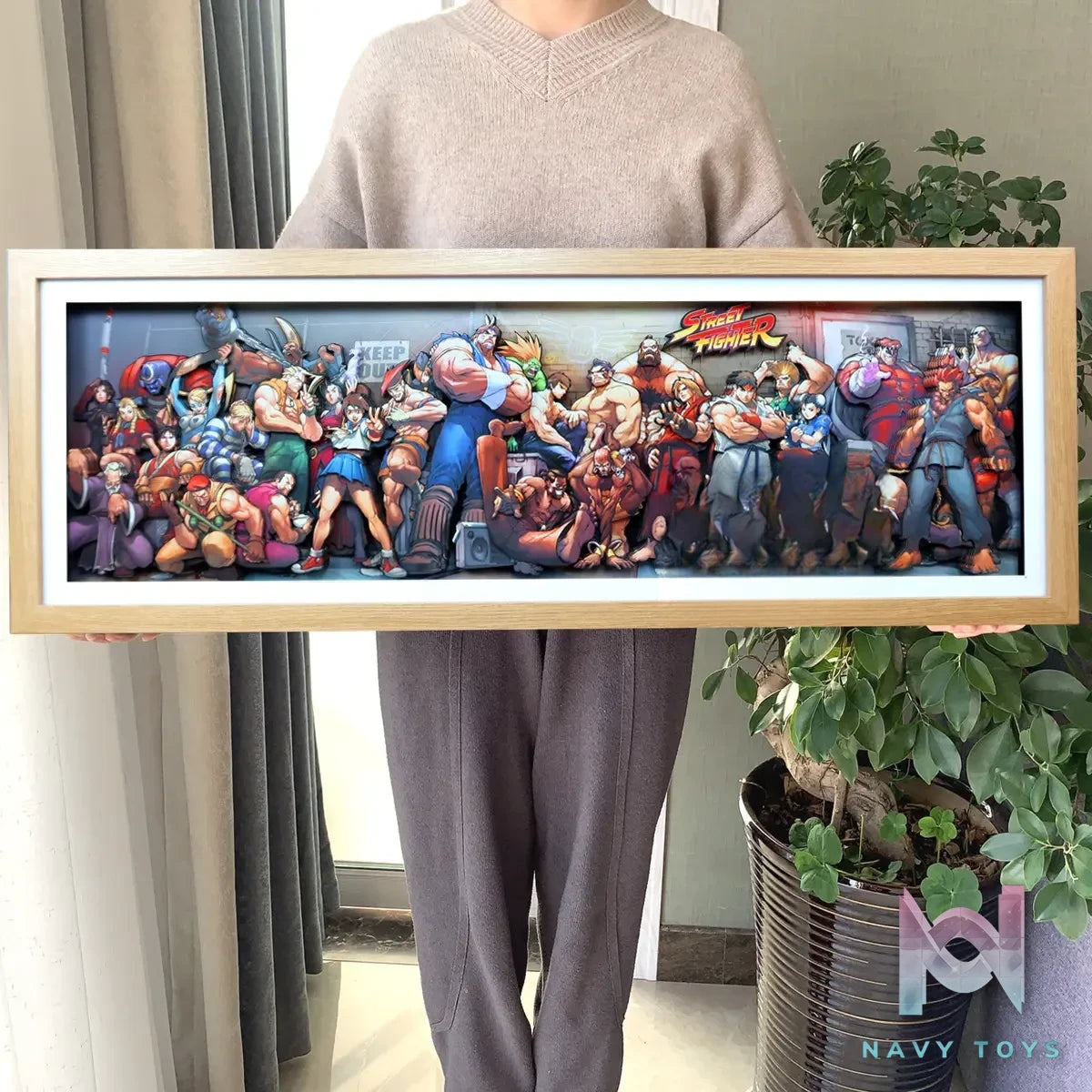 KALA HOME Studio – Street Fighter Multiple Characters #01 3D Decorative Painting Street Fighter