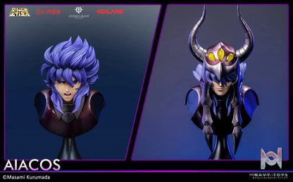Zodiakos Studio - Saint Seiya Aiacos Masami Kurumada (Licensed) resin statue Navy Toys anime figure