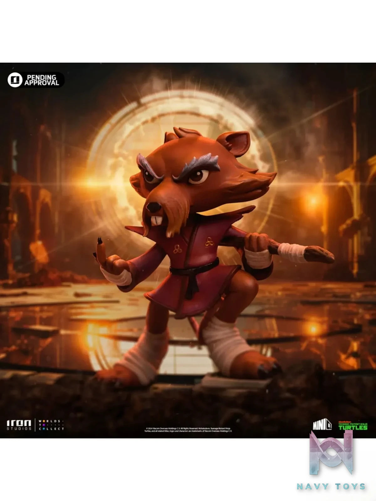 Iron Studio – Marvel MiniCo Series Spider-Man & Splinter & Apollo 11 Astronaut & Captain America (Licensed)