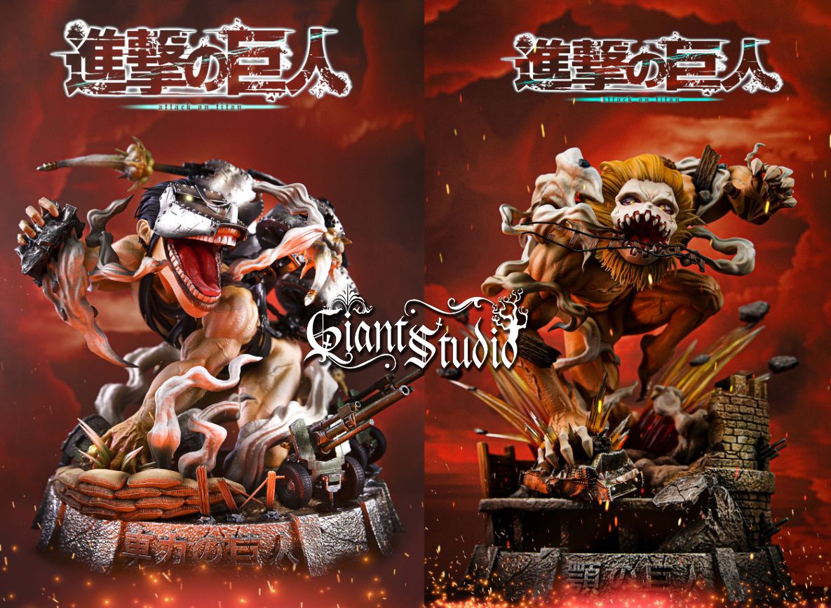 Cart Titan - Attack On Titan - Giant Studio resin statue giant studio anime figure