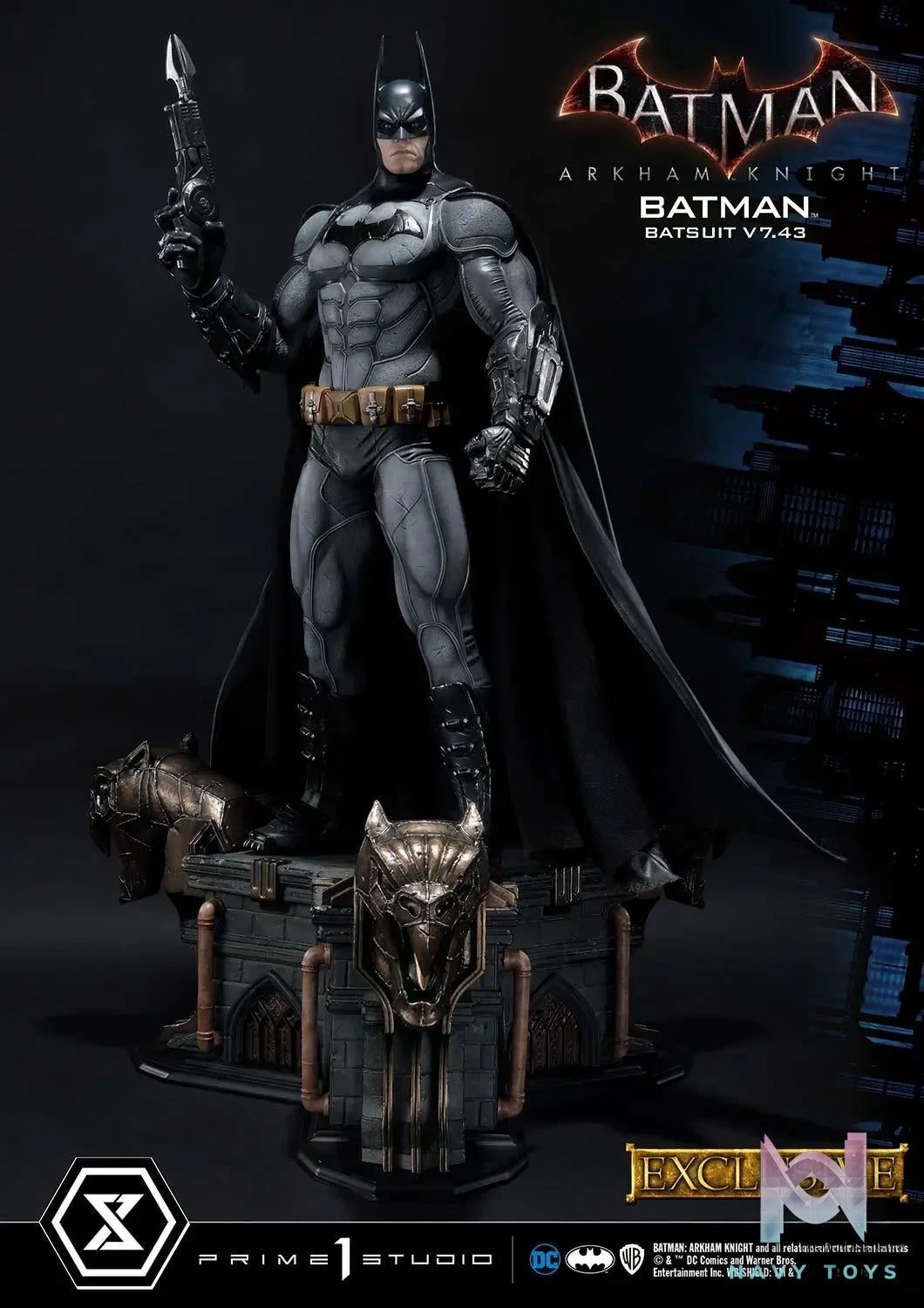 Prime 1 Studio – Museum Masterline Batman: Arkham Knight Batman Batsuit V7.43 MMDC-45 MMDC-45EX(Licensed)