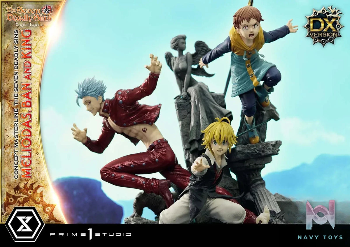 Prime 1 Studio – Concept Masterline The Seven Deadly Sins Meliodas, Ban and King CMNTZ-01 CMNTZ-01DXS (Licensed)