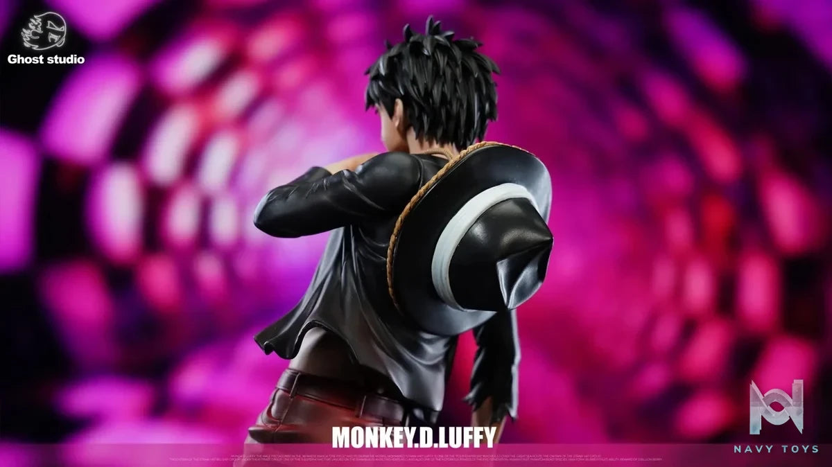 Ghost Studio - One Piece Luffy in the Mirror World resin statue Navy Toys anime figure