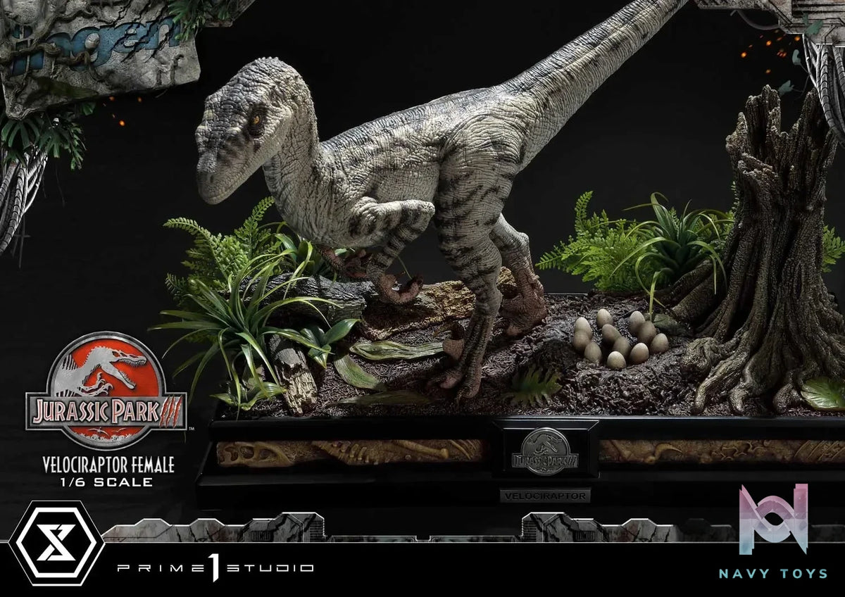 Prime 1 Studio – Legacy Museum Collection Jurassic Park III (Film) Velociraptor Female LMCJP-11 LMCJP-11S (Licensed)