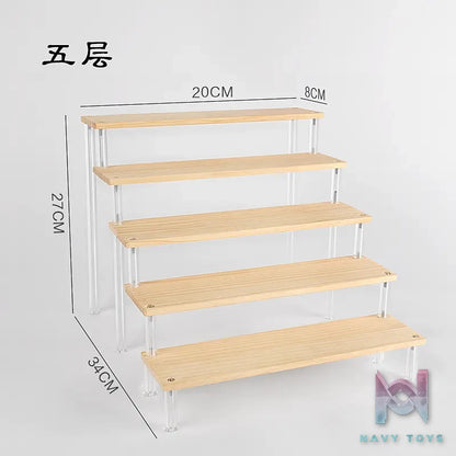 Showcase Factory – Acrylic Stair Display Stand for Nendoroids Blind Boxes Mini Figures