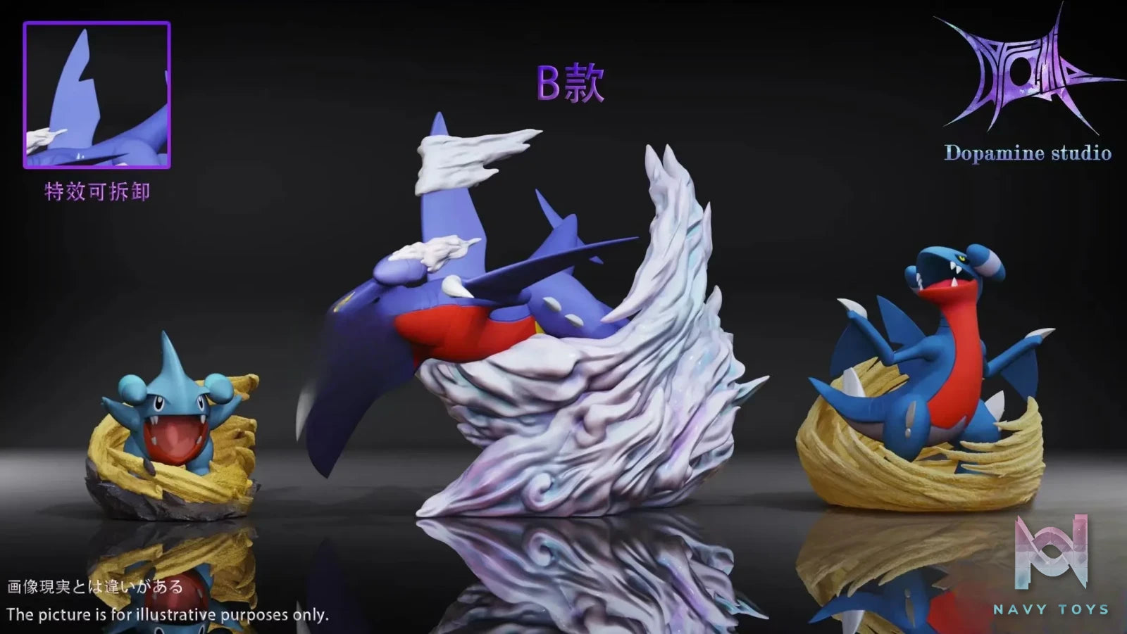 Dopamine Studio – Pokemon Garchomp Evolution Group