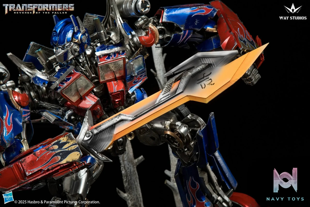 WAY Studio – Transformers: Revenge of the Fallen Series Optimus Prime vs Megatron Scene Statue (Licensed)