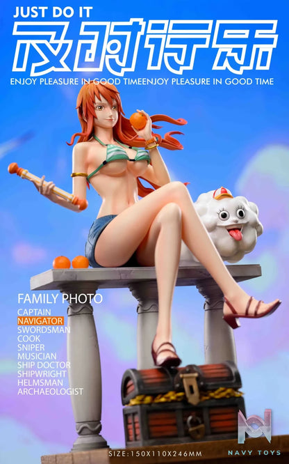 Just Do It Studio – One Piece Straw Hat Group Family Portrait After Two Years #2 Navigator Nami