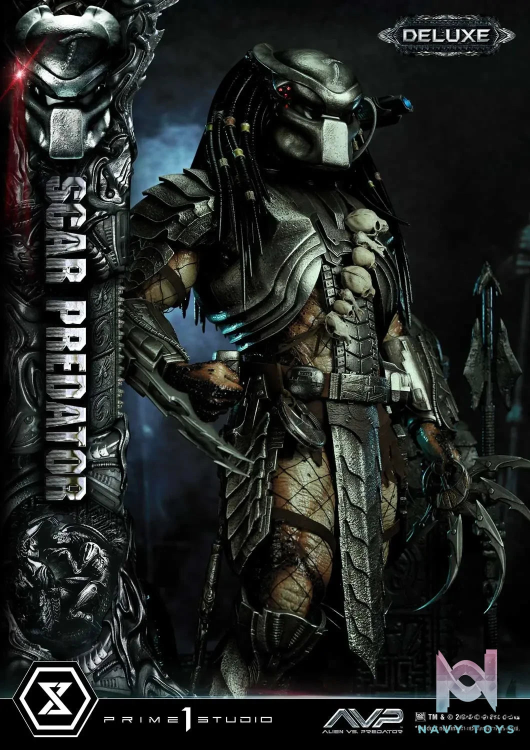 Prime 1 Studio Museum Masterline Alien vs. Predator Scar Predator MMPR-04 MMPR-04DX MMPR-04DXS