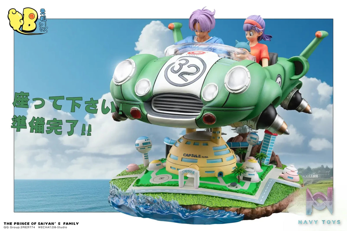 DB Studio – Dragon Ball Vehicle 5th Vegeta & Trunks & Bulma