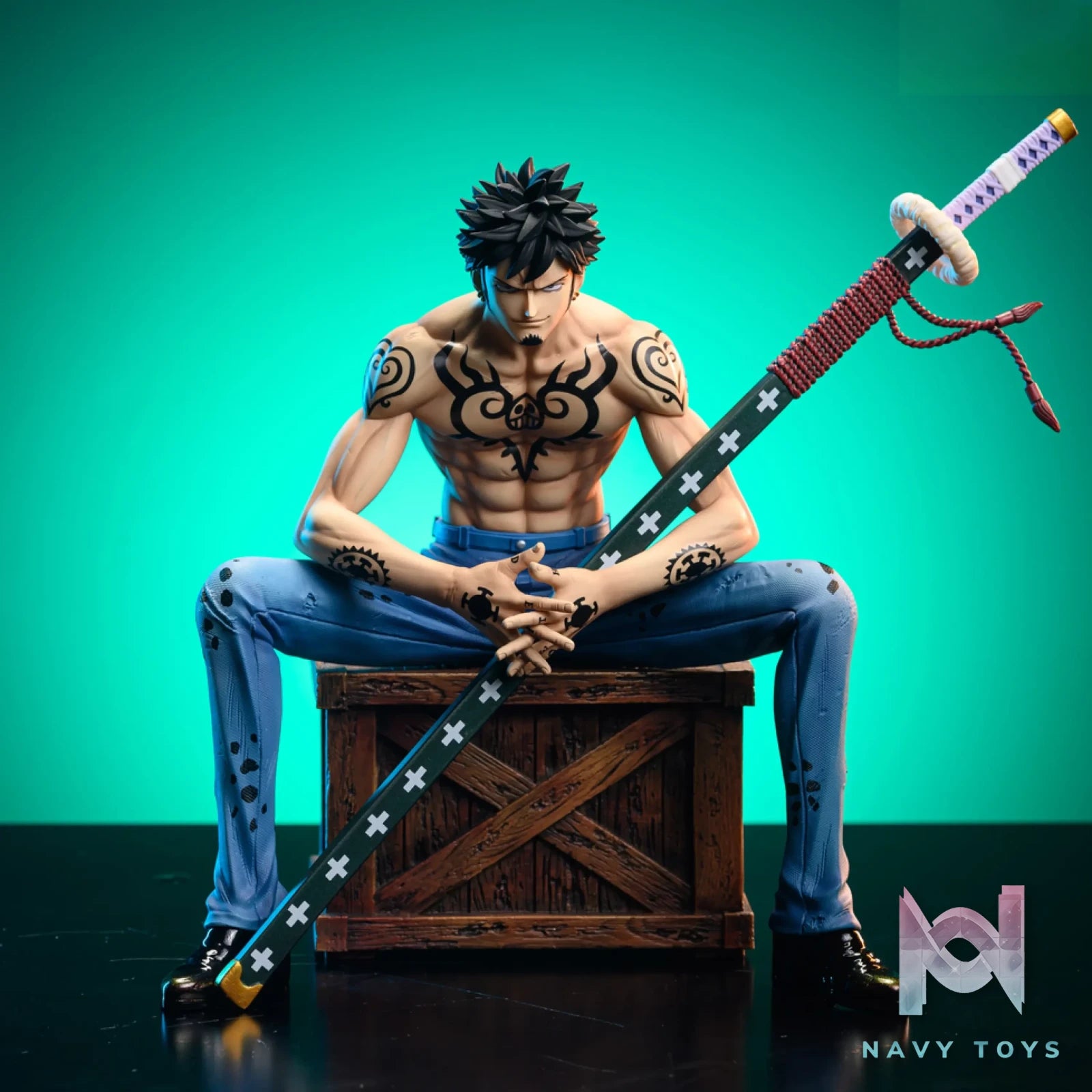 Brain-Hole Studio – One Piece Seated Trafalgar D. Water Law