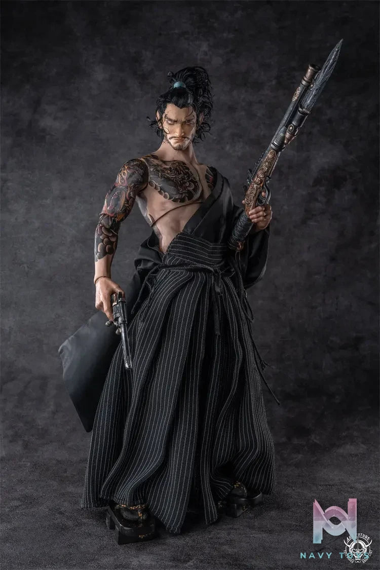 ART FUTURE – 1/6 Sakamoto Ryoma Commander Silver Dragon Armor Version Action Figure (Licensed)