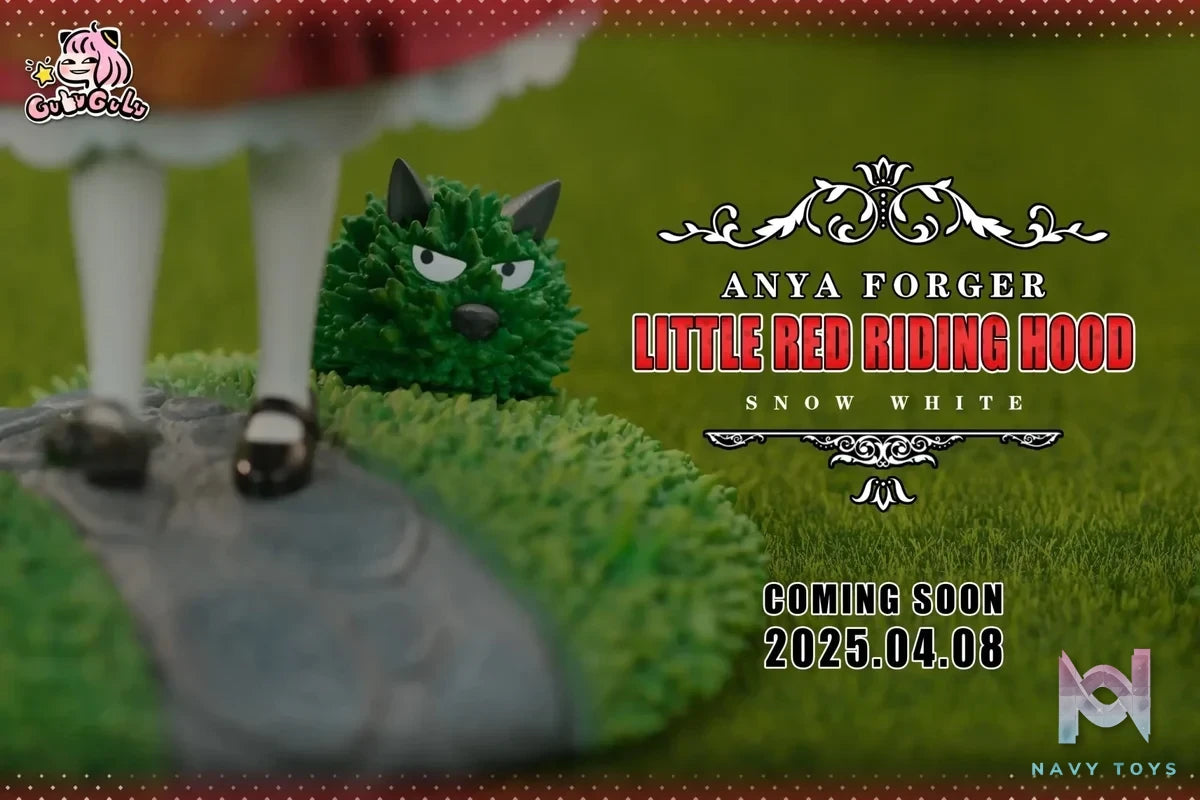 GuluGulu Studio - Spy x Family Fairy Tale Series 2 Anya cos Little Red Riding Hood resin statue Navy Toys anime figure