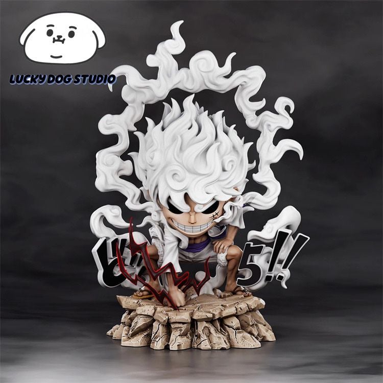 Luffy Nika resin statue Lucky Dog Studio anime figure