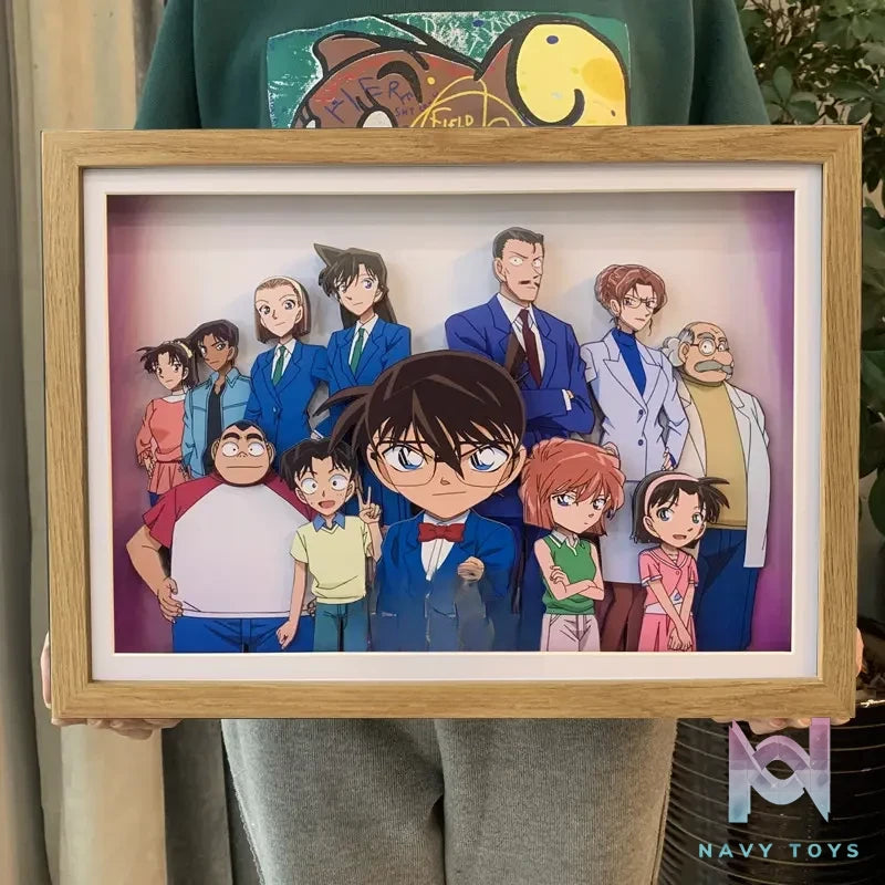 KALA HOME Studio – Detective Conan Multiple Characters #01 3D Decorative Painting Detective Conan