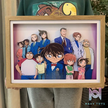 KALA HOME Studio – Detective Conan Multiple Characters #01 3D Decorative Painting Detective Conan