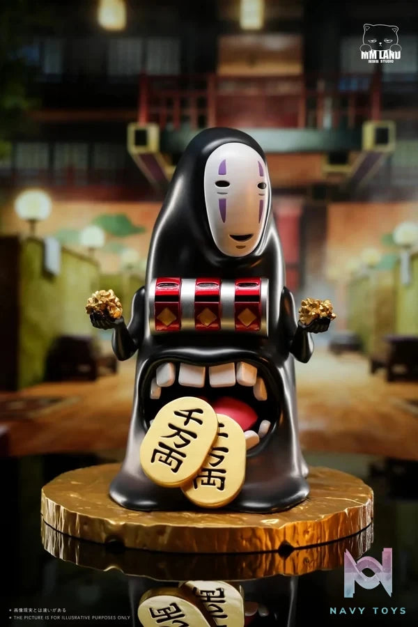 MMLAND Studio - No - Face with a Money - Spitting Machine Spirited Away resin statue Navy Toys anime figure