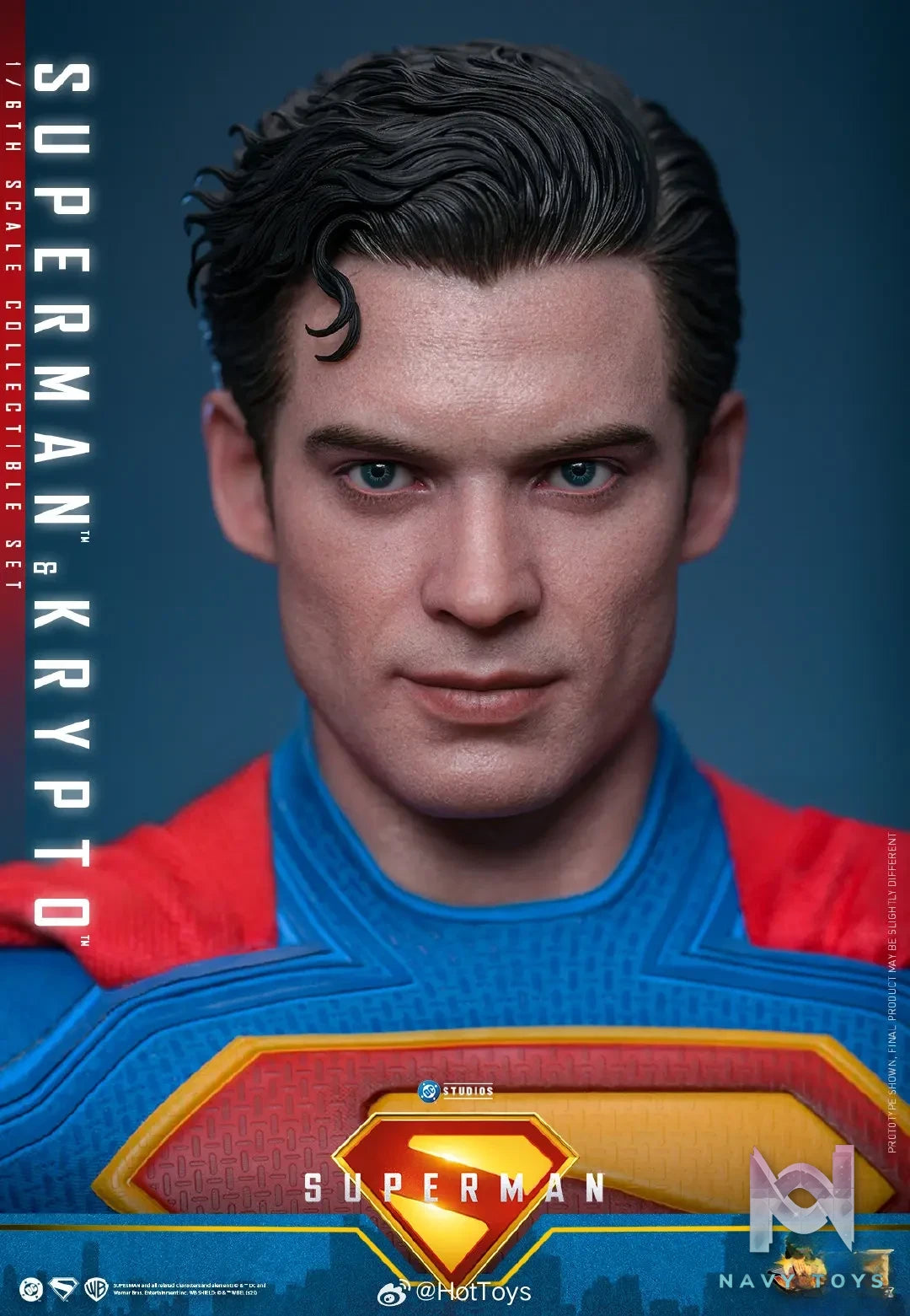 Hottoys – Superman & Krypto 1/6th scale Collectible Set MMS812 (Licensed)