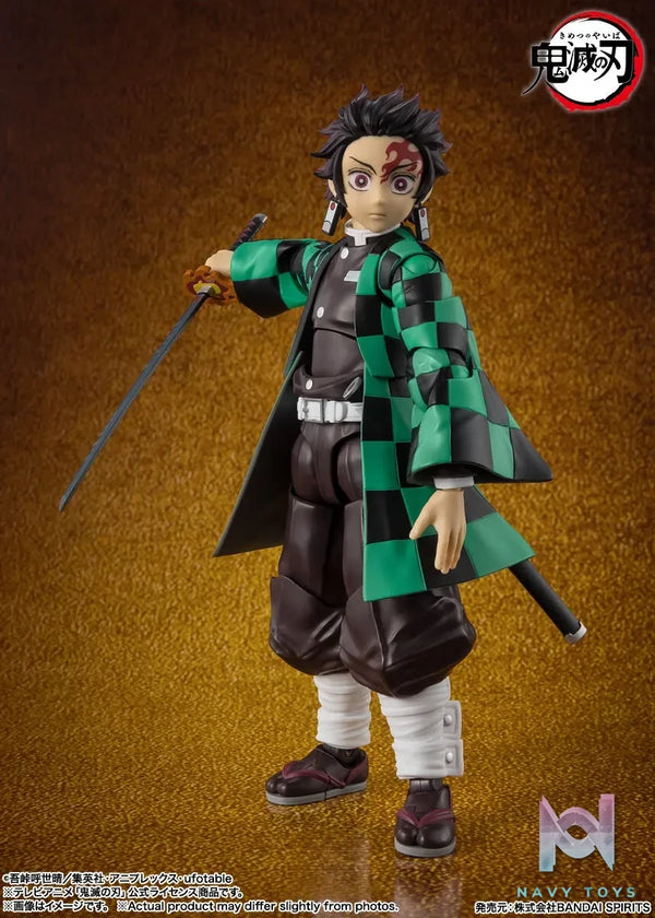 BANDAI SPIRITS – S.H.Figuarts TANJIRO KAMADO Battle of Infinite Castle Ver. (Licensed)