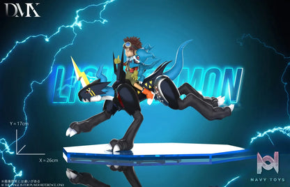 DMX Studio – Digimon Lighdramon & Motomiya Daisuke & V-mon & Fladramon