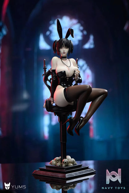 YUMS-Collectors Studio – Mikasa Ackerman Gothic Bunny Girl Attack On Titan