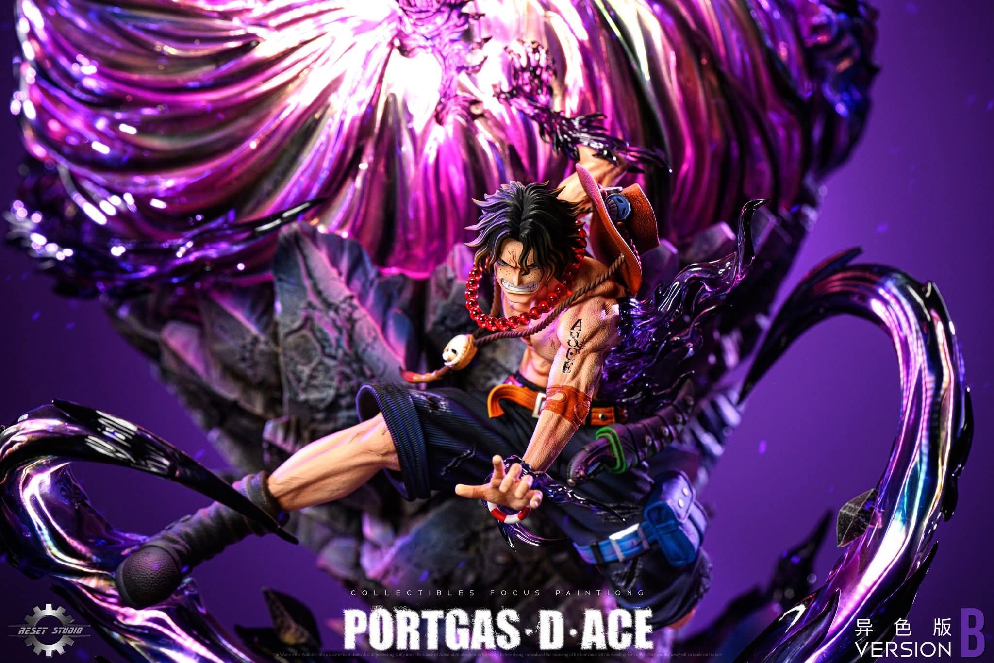 Portgas D.Ace resin statue Reset Studio anime figure
