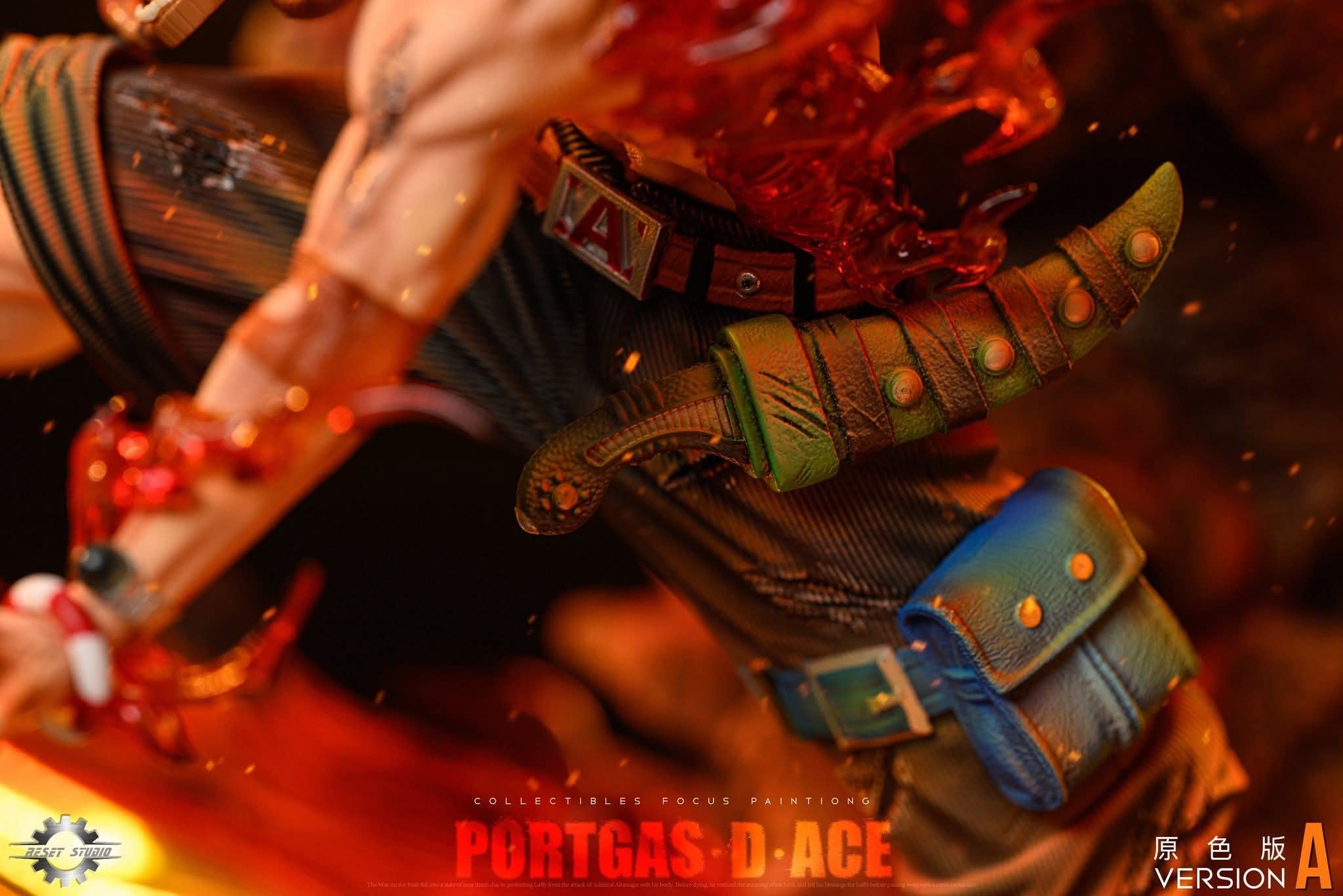 Portgas D.Ace resin statue Reset Studio anime figure