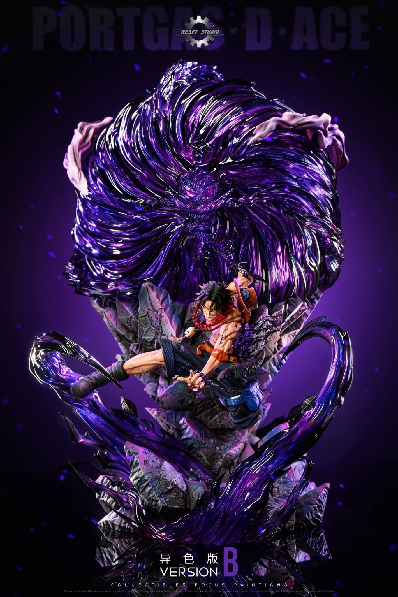 Portgas D.Ace resin statue Reset Studio anime figure