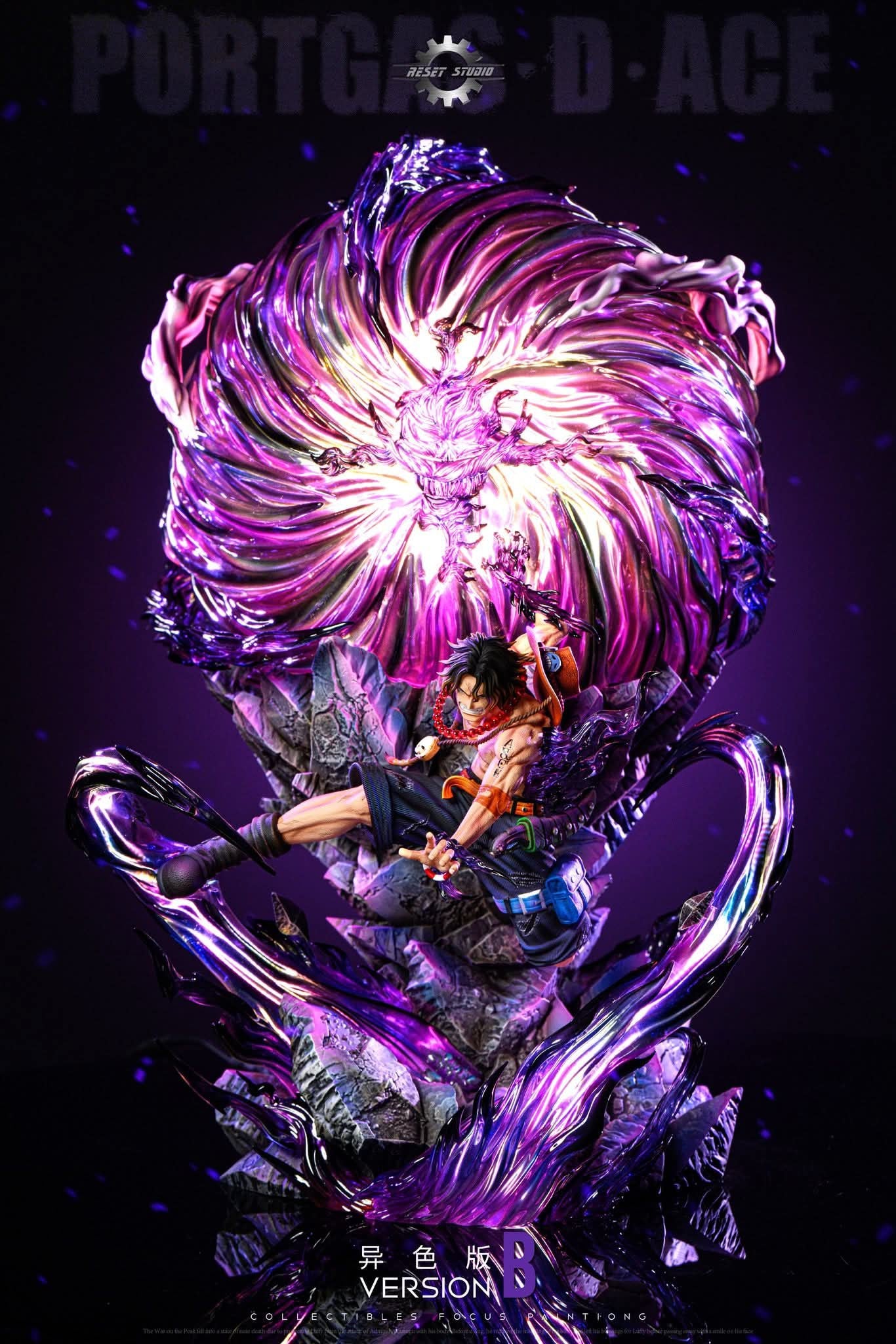 Portgas D.Ace resin statue Reset Studio anime figure