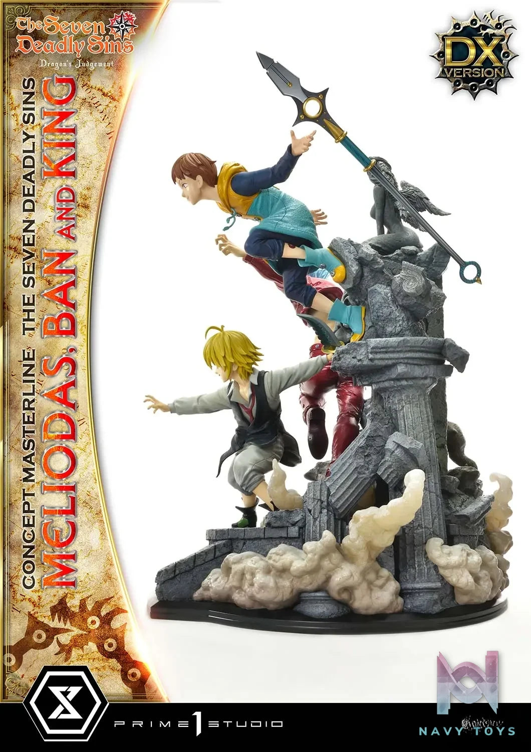 Prime 1 Studio – Concept Masterline The Seven Deadly Sins Meliodas, Ban and King CMNTZ-01 CMNTZ-01DXS (Licensed)