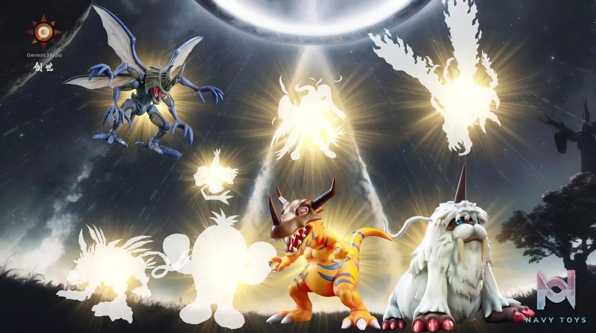 Genesis Studio -Digimon Gomamon & Ikkakumon