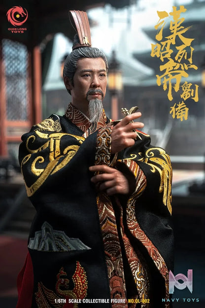 QIANLONG TOYS – Original 1/6th Scale Liu Bei (Embroidered Imperial Edition) Action Figure #QL-002 (Licensed)