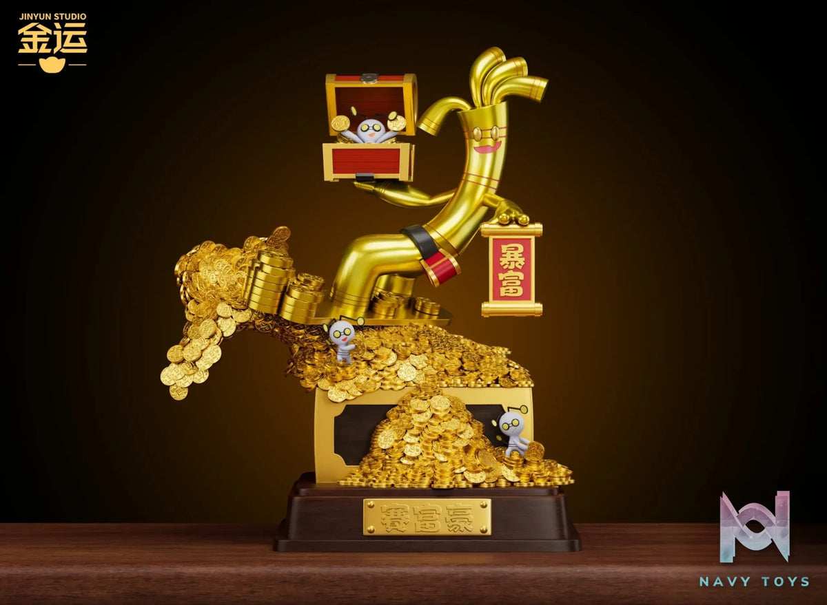 Jin Yun Studio – Gholdengo Wealth and Fortune Ornament Pokémon