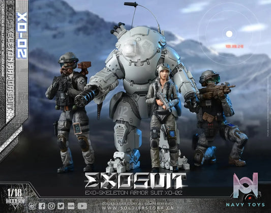 Soldier Story – Original SSE002 1/18th Scale EXO-Skeleton Armor Suit XO-02 Collectible Action Figure (Licensed)
