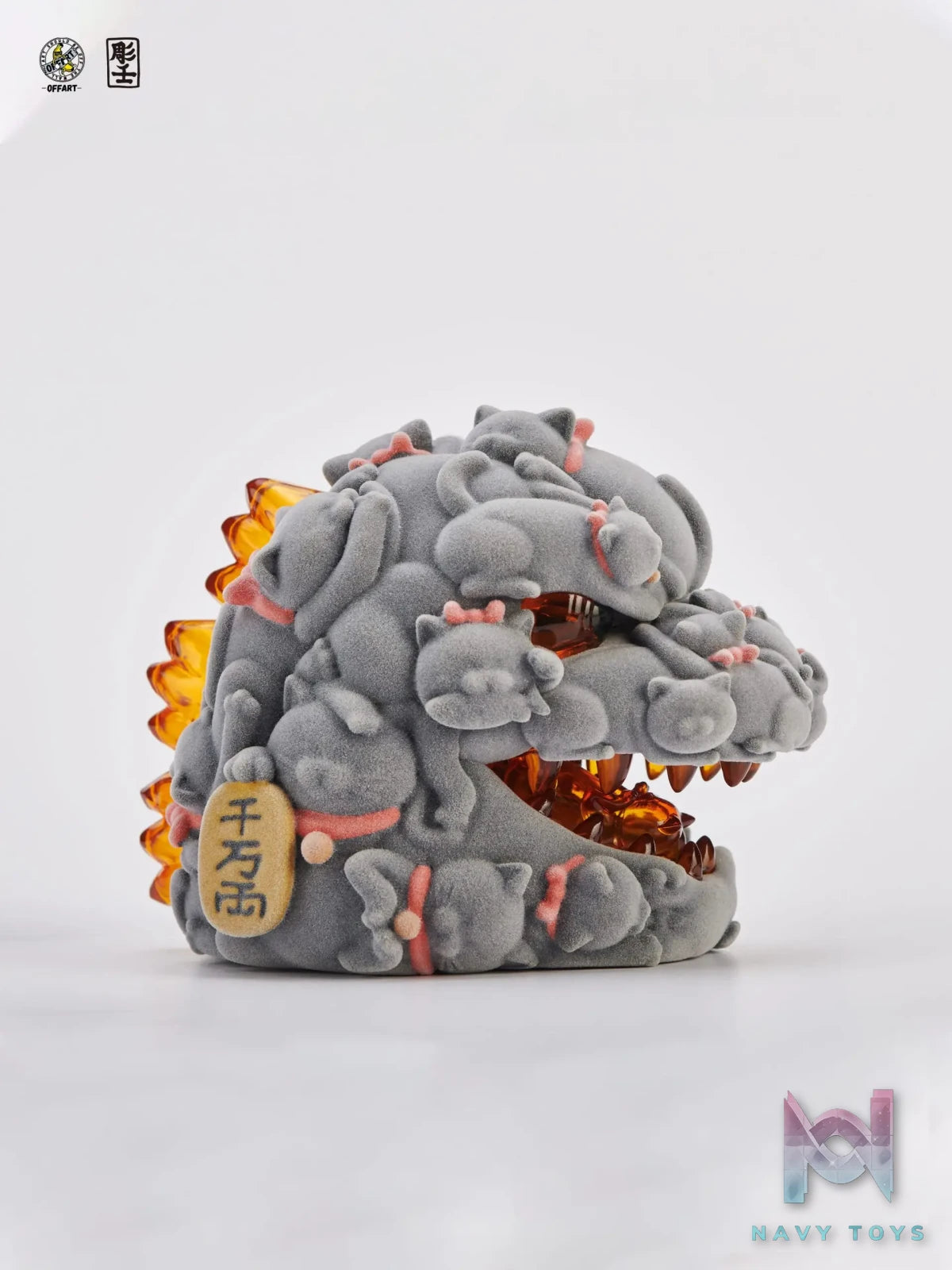 OFFART & A Ren – Flame Hundred Cats Mini – Flocked Version (Licensed)