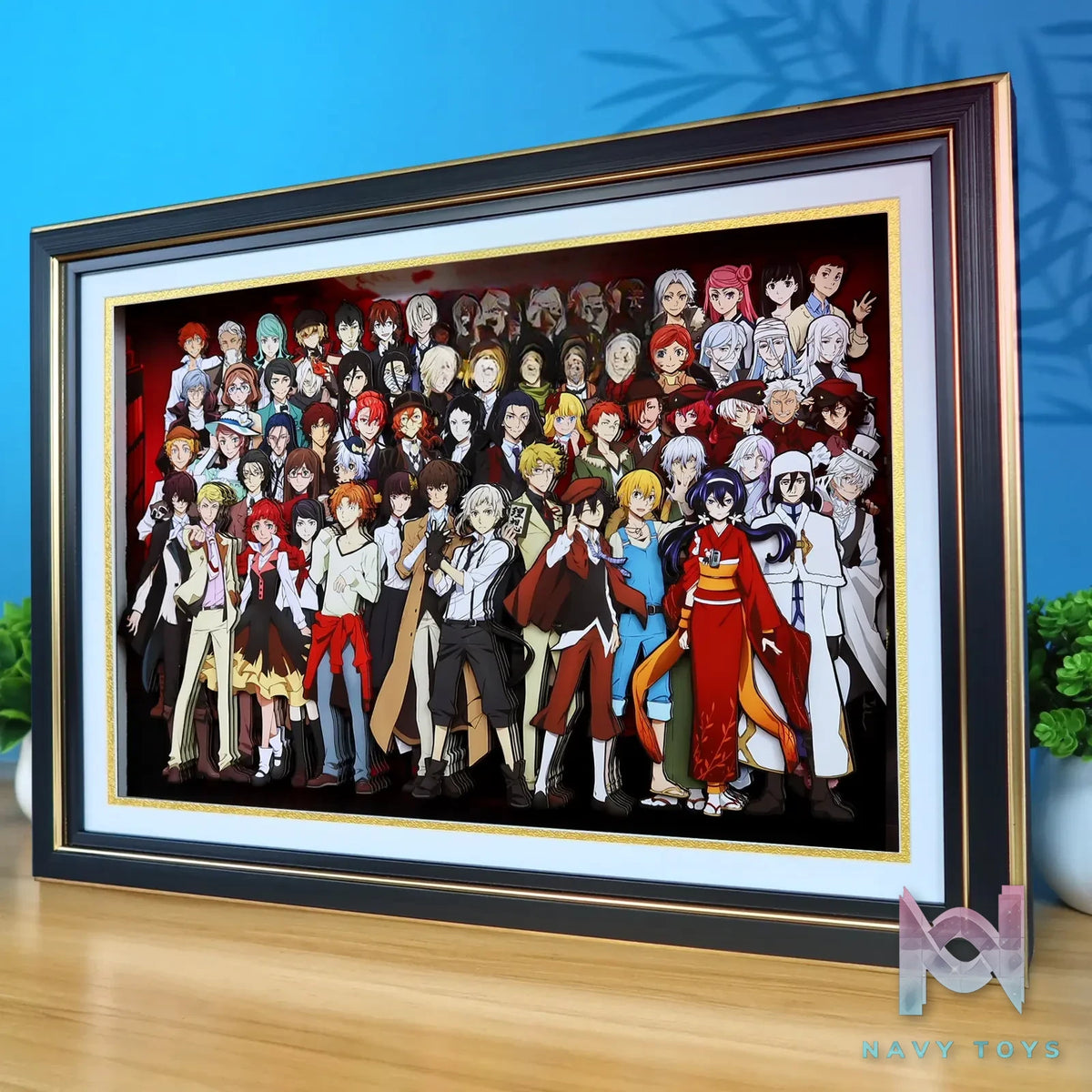 KALA HOME Studio – Bungo Stray Dogs Multiple Characters #04 3D Decorative Painting Bungo Stray Dogs