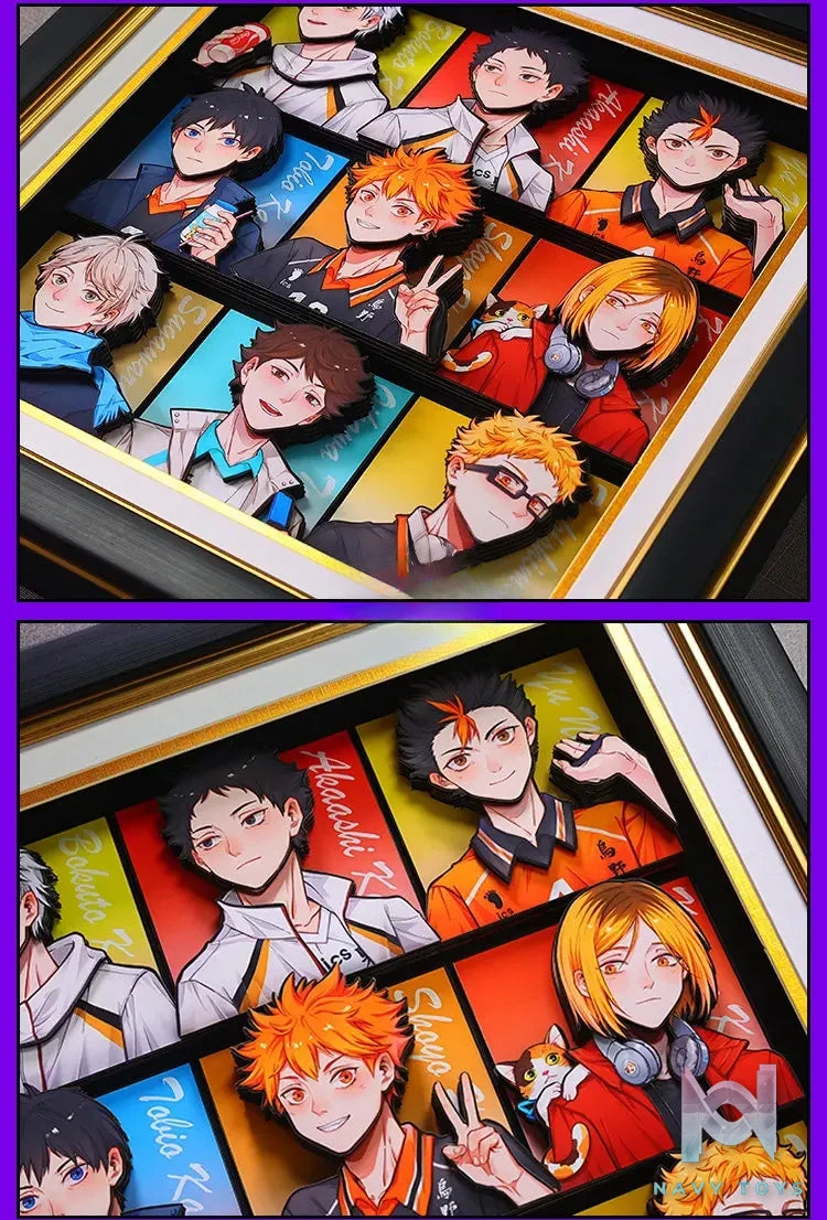 Yu Zhi Jiang Studio – Haikyu!! Multiple Characters Series #01 3D Decorative Painting Haikyu!!