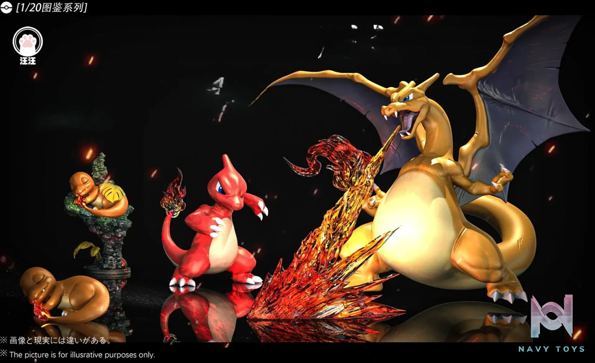 Wang Wang Studio – Charizard Evolution Set Pokémon