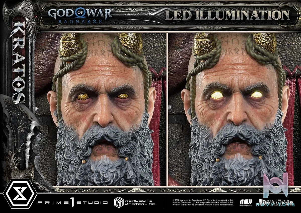 Prime 1 Studio – Real Elite Masterline God of War: Ragnarok Kratos Ultimate Version REMGOW-01 REMGOW-01UT REMGOW-01UTS (Licensed)