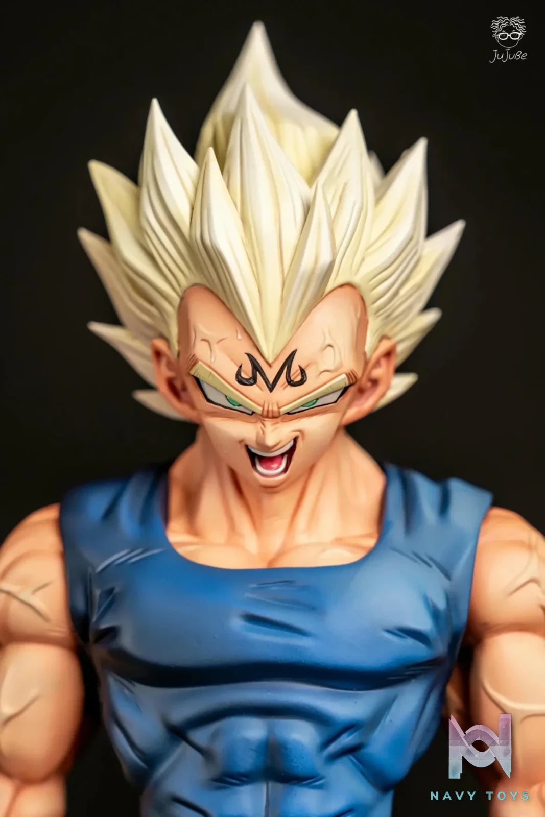 Dong Zao Studio - Dragon Ball Cover Page Majin Vegeta resin statue Navy Toys anime figure