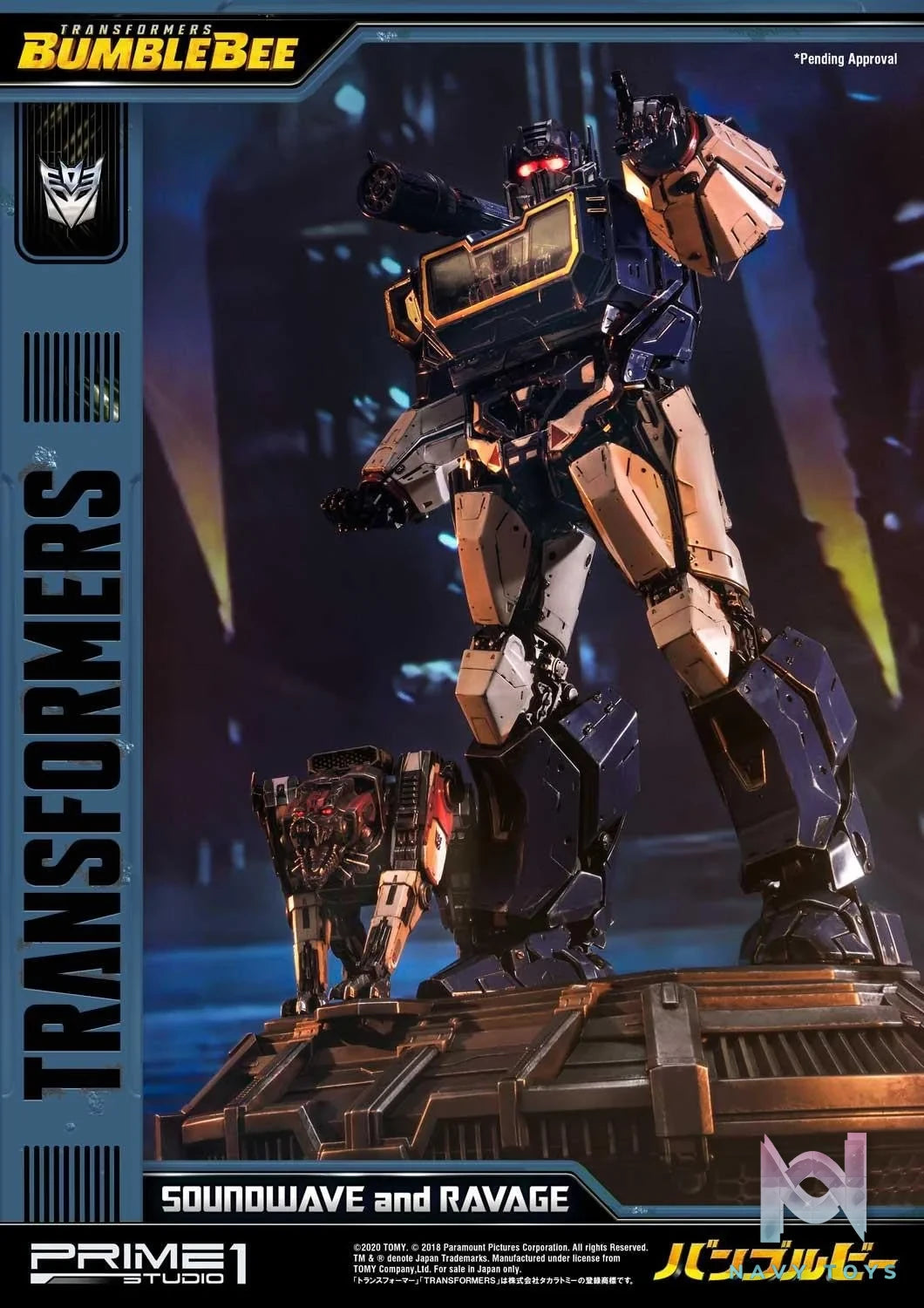 SOUNDWAVE RAVAGE(Liên Hệ) resin statue prime 1 studio anime figure