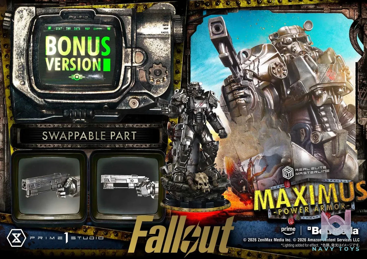Prime 1 Studio – Real Elite Masterline Fallout Maximus Power Armor REMFO-03 REMFO-03DX REMFO-03DXS (Licensed)