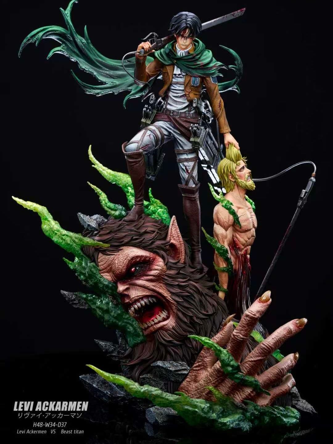 Levi Ackerman - Attack on Titan - Bear K Studio x LK Studio resin statue bear k Studio x Lk Studio anime figure