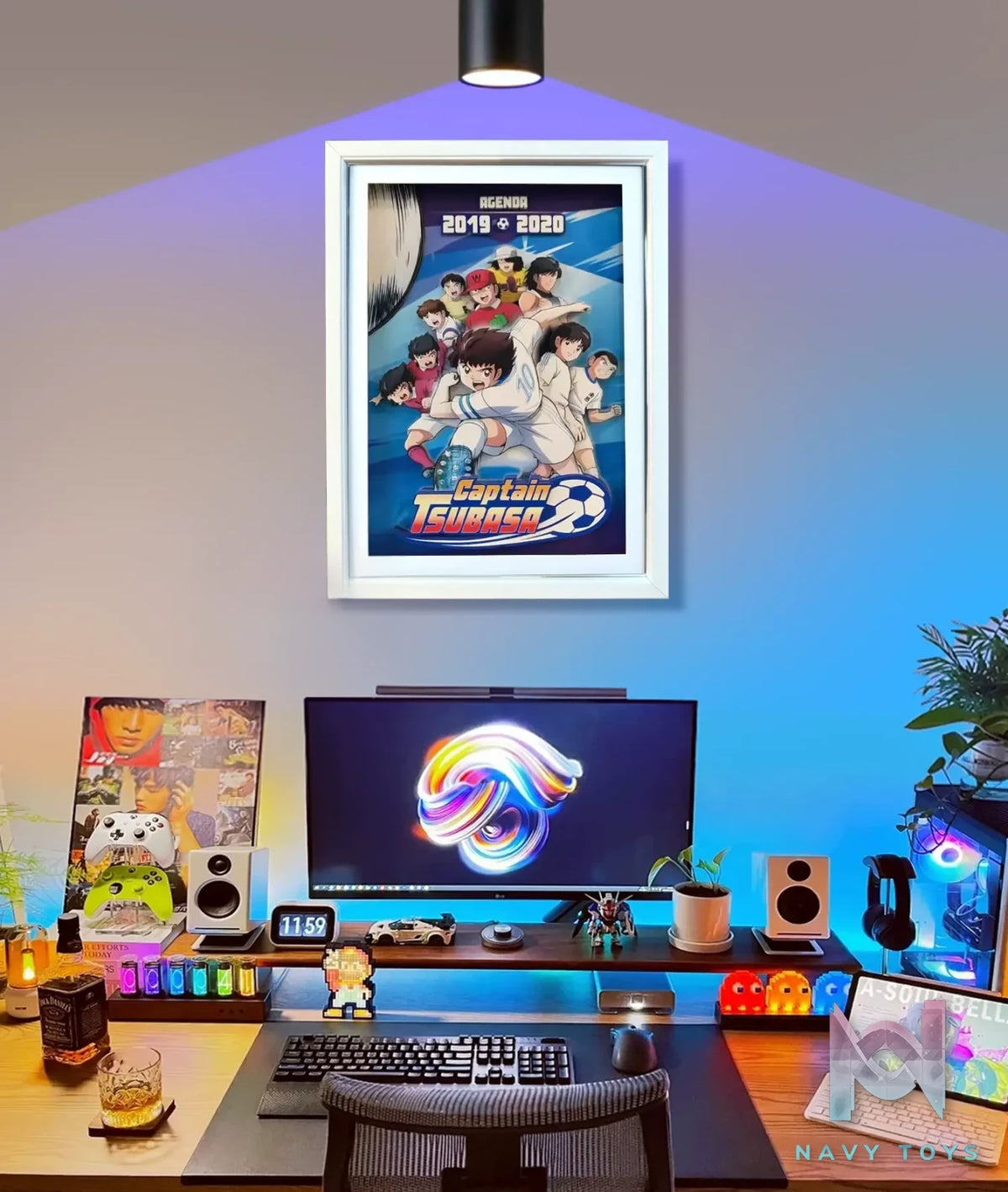 KALA HOME Studio – Captain Tsubasa Multiple Characters 3D Decorative Painting Captain Tsubasa