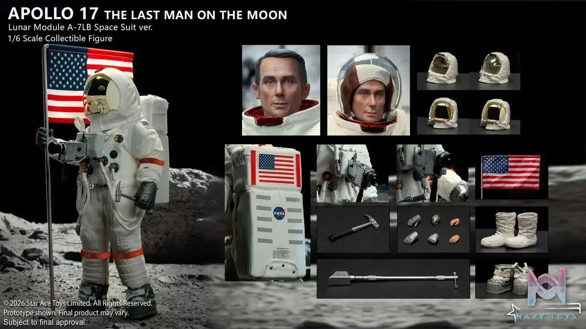 Star Ace Toys – Apollo17 The Last Man on the Moon 1/6 Action Figure SA0160 (Licensed)