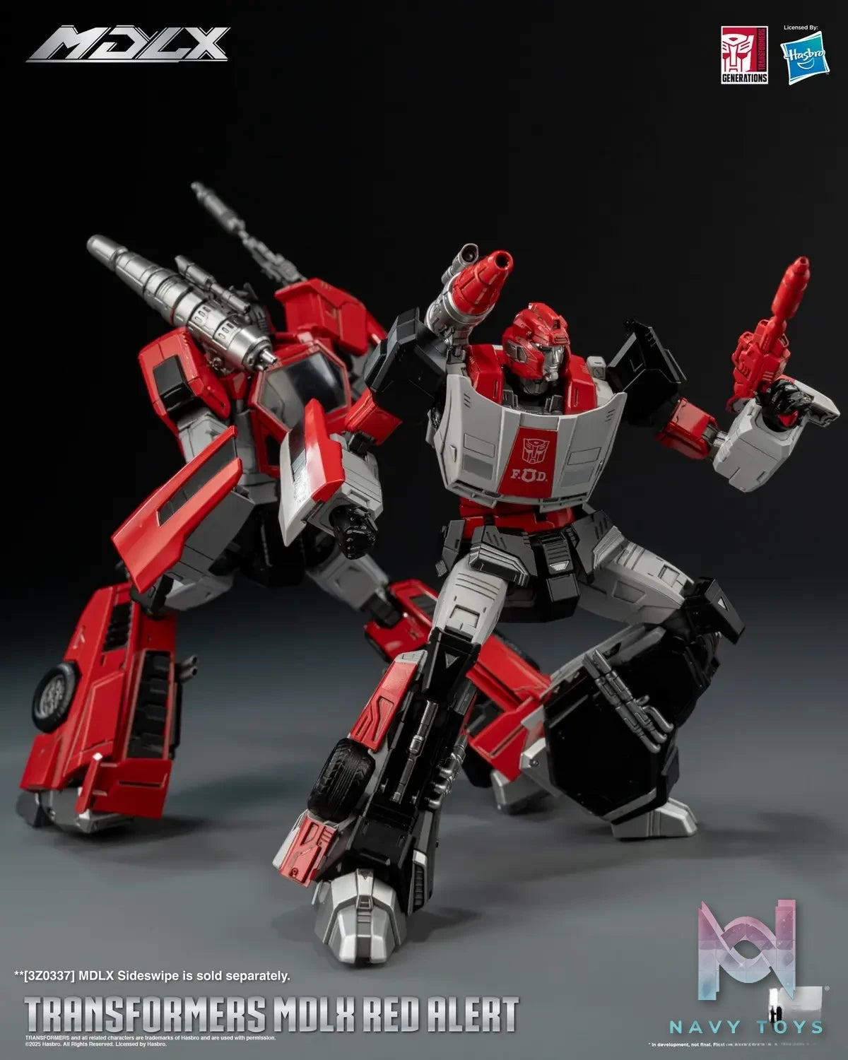 Threezero – Transformers MDLX Red Alert 3Z08330W0 (Licensed)